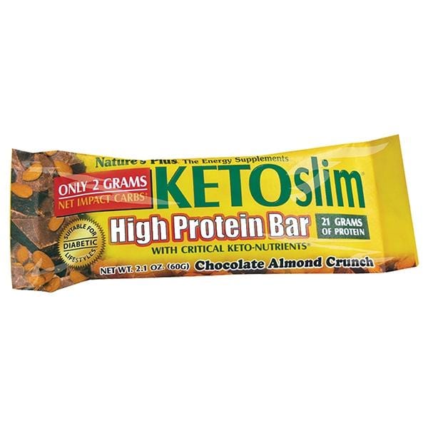 Natures Plus Ketoslim Crunch Bar, 60gr | Revital