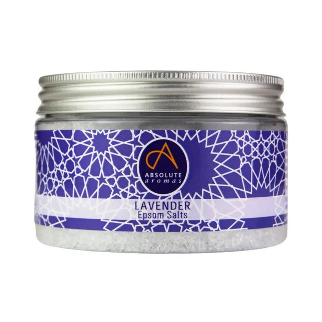 Absolute Aromas Lavender Epsom Bath Salth, 300gr