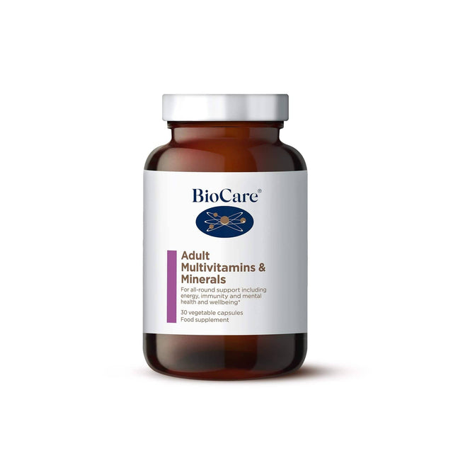 BioCare Adult Multivitamins & Minerals, 30 Capsules