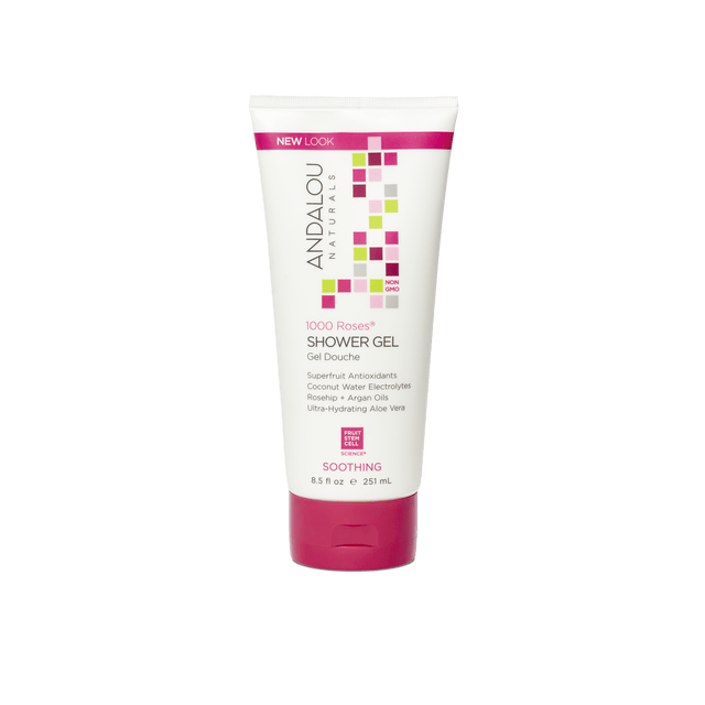 Andalou 1000 Roses Soothing Shower Gel, 251ml