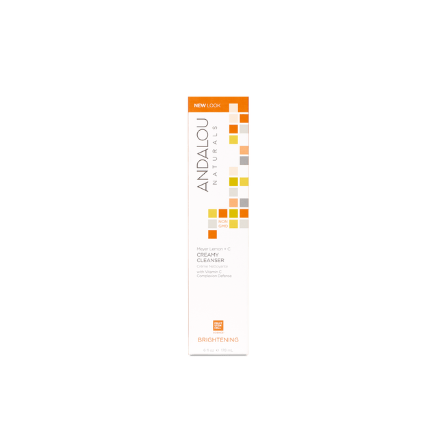 Andalou Meyer Lemon + C Creamy Cleanser, 178ml