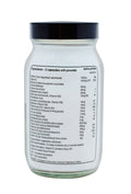 Image of the supplement's ingredients list including vitamins and minerals tailored for pregnancy health