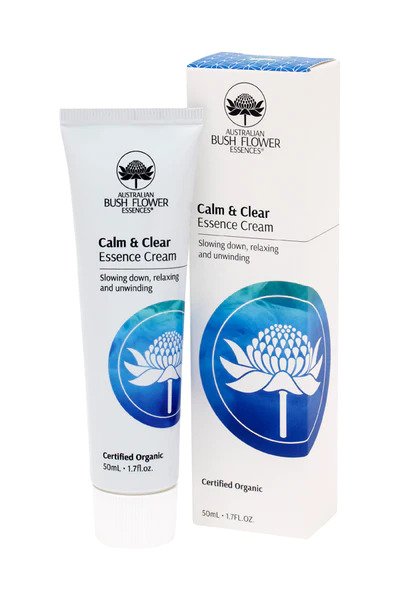 Australian Bush Flower Calm & Clear Essence Organic Cream, 50ml