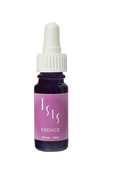 A 10ml bottle of Australian Bush Flower Isis Essence, supporting emotional healing and spiritual harmony, designed to enhance feelings of love, protection, and courage through natural, cruelty-free ingredients
