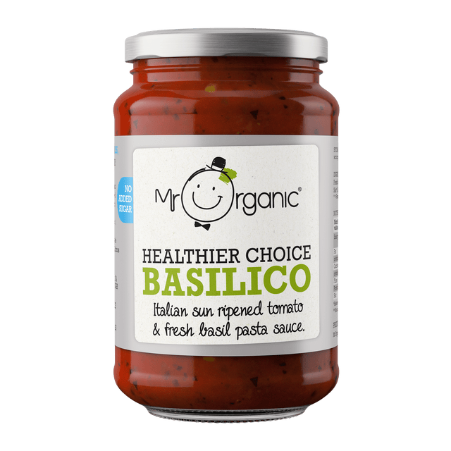 Mr Organic Basilico Sauce, 350gr