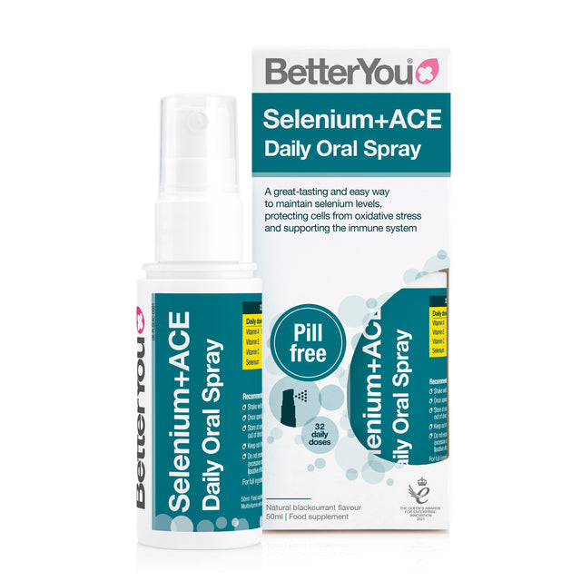 BetterYou Selenium+ ACE Daily Oral Spray, 50ml