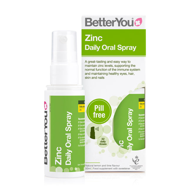 BetterYou Zinc Daily Oral Spray, 50ml