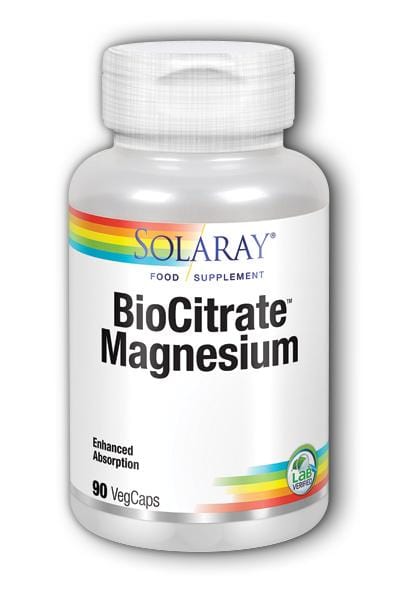Solaray BioCitrate Magnesium, 90 VCapsules