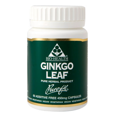 Bio Health Ginkgo Leaf- 450mg, 60 Capsules