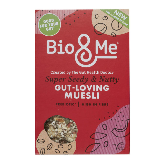 Bio&Me Super Seedy and Nutty Gut Loving Muesli, 400gr