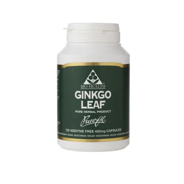 Biohealth Ginkgo Leaf- 450mg, 120 Capsules