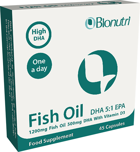 Bionutri Fish Oil : DHA 5:1 EPA, 45 Capsules