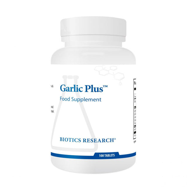 Biotics Research Garlic Plus, 100 Tablets