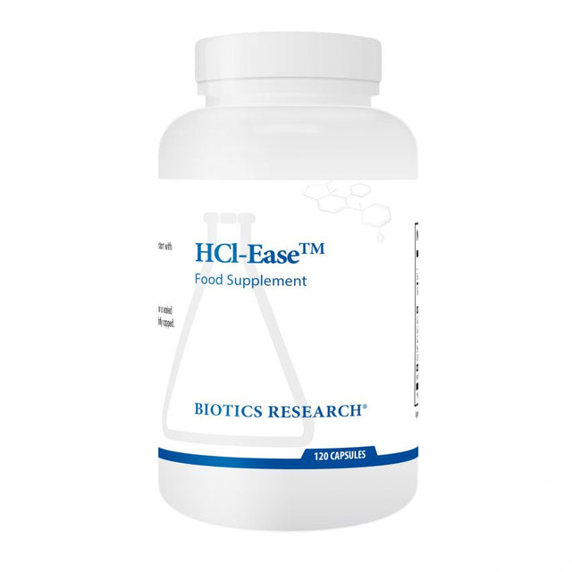 Biotics Research HCL-Ease,120 Capsules