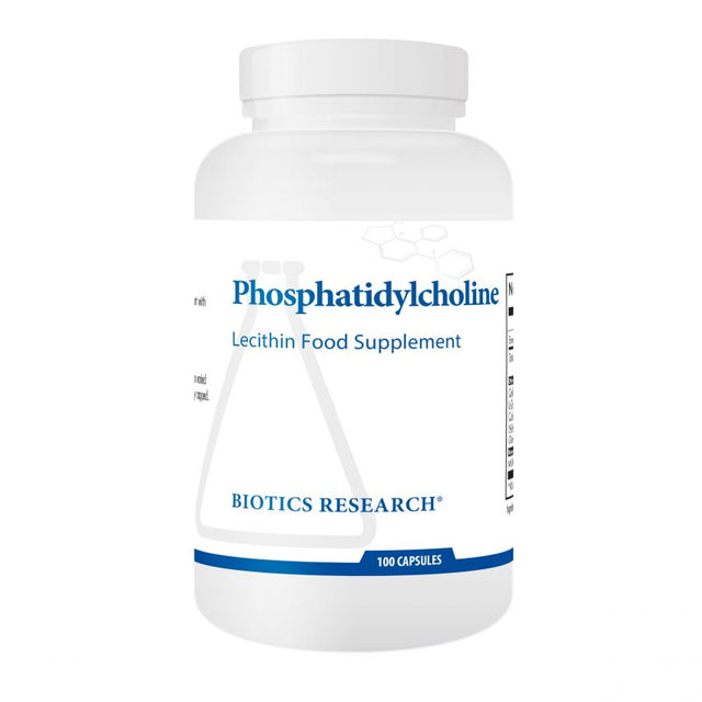 Biotics Research Phosphatidylcholine, 100 Capsules