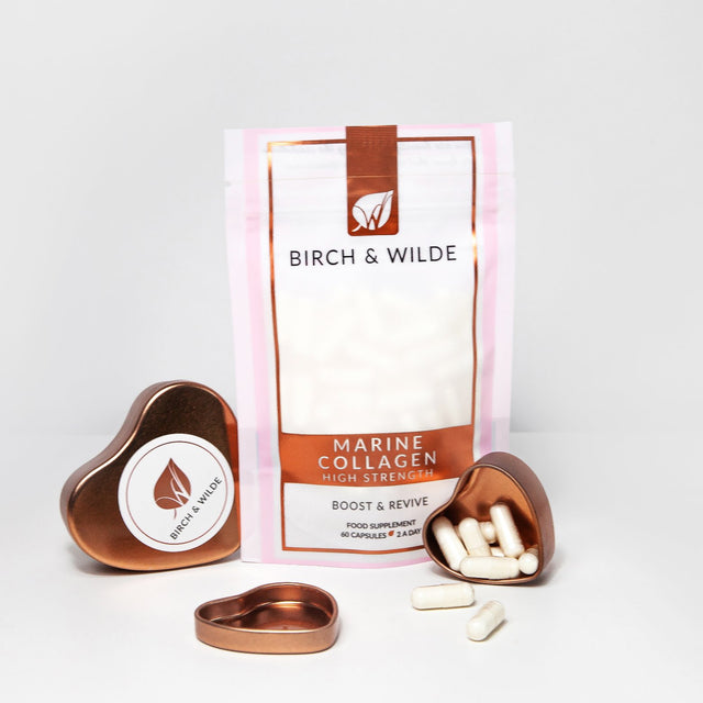 Birch & Wilde Refill Pouch - Pure Naticol Marine Collagen, 60 Capsules
