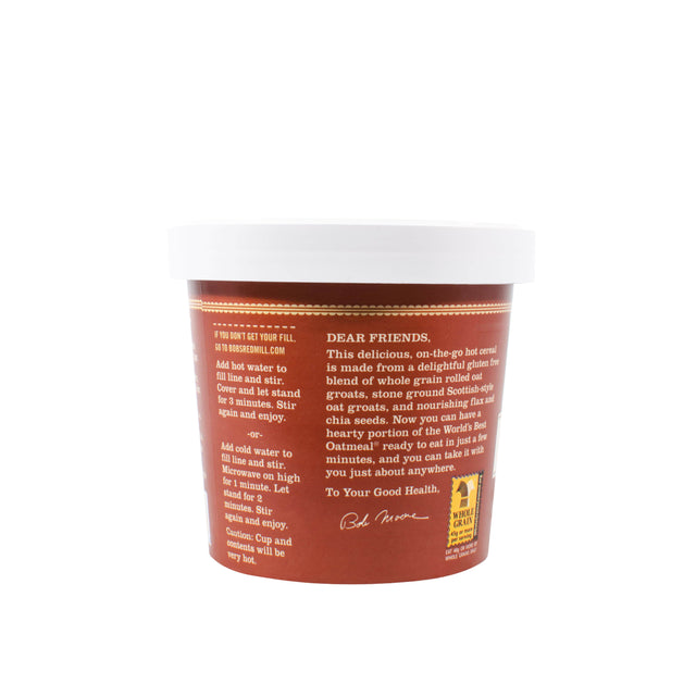 Bob's Red Mill Gluten Free Brown Sugar & Maple Oatmeal Cup, 61gr