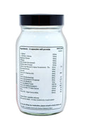 Illustration of healthy heart and circulation with herbal and nutrient elements representing cardiovascular support