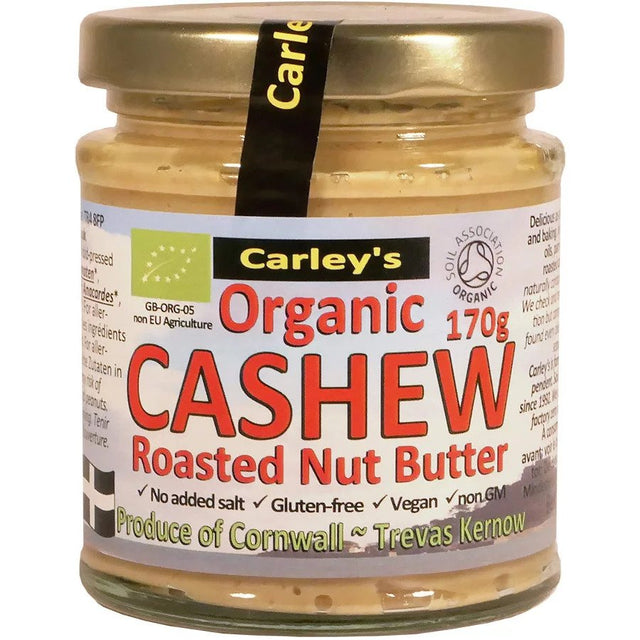 Carleys Organic Cashew Butter, 170gr