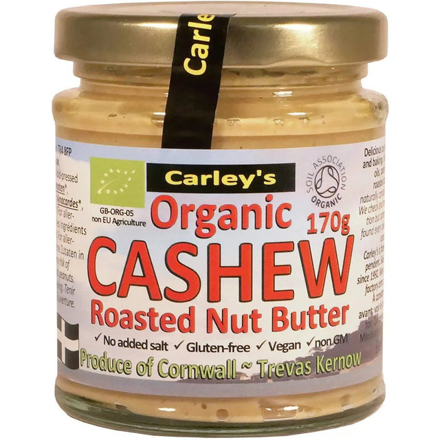 Carleys Organic Cashew Butter, 170gr