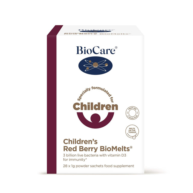 BioCare Children's Red Berry BioMelts, 28 Sachets