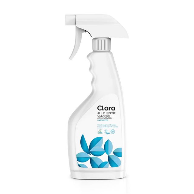 Clara Concentrated All Purpose Cleaner-  Unscented,  750ml Spray Bottle
