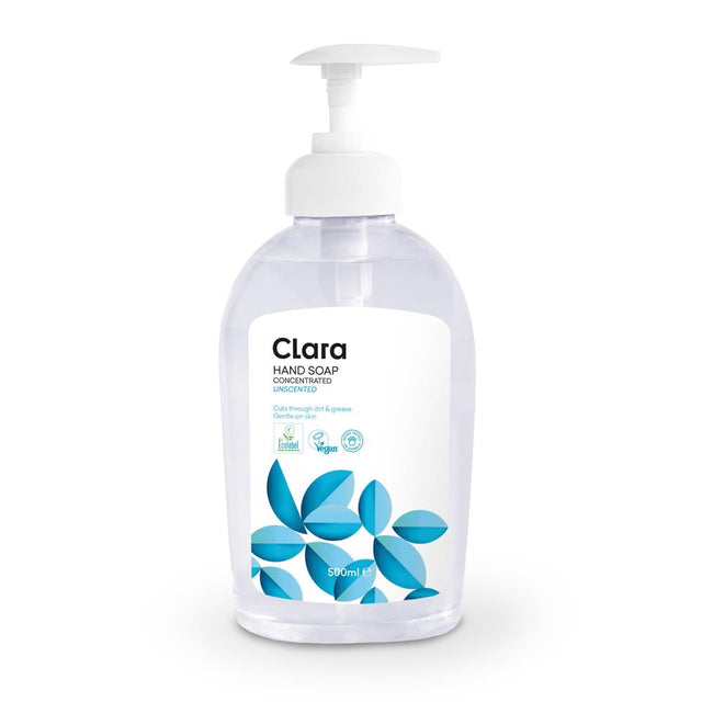 Clara Concentrated Hand Soap-Unscented, 500ml