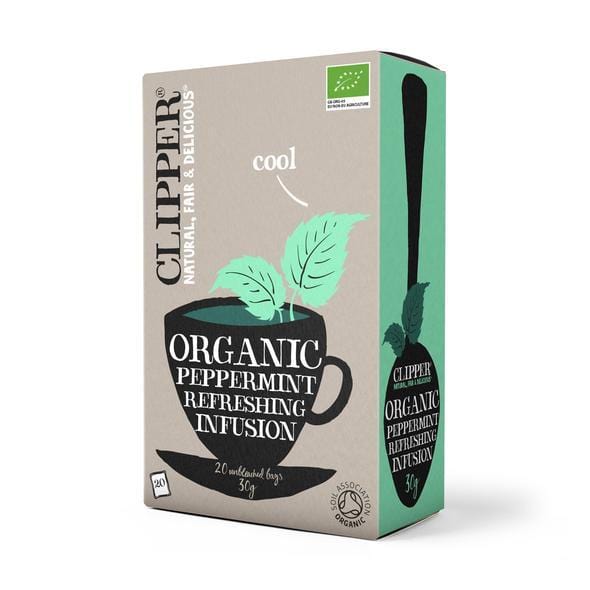 Clipper Organic Peppermint Tea, 20 Bags