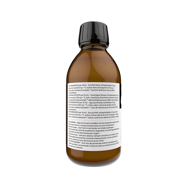 Youth & Earth Liposomal Hyaluronic Acid 100mg, Dragonfruit 250ml