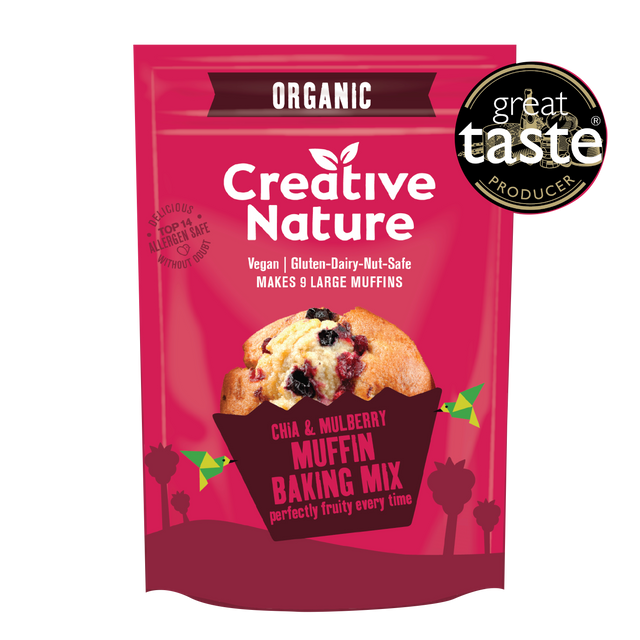 Creative Nature Chia & Mulberry Muffin Mix, 400gr