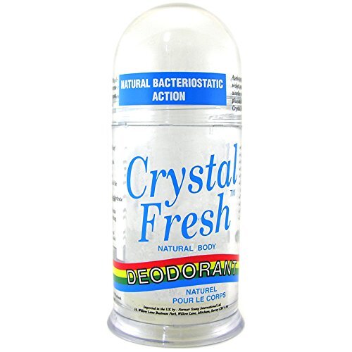 A 120g Crystal Fresh Deodorant stick made from pure Ammonium Alum mineral salts for natural odour protection and antibacterial properties