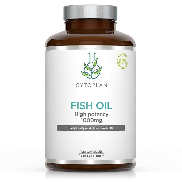 Cytoplan Fish Oil - High Potency, 1000mg, 120 Capsules