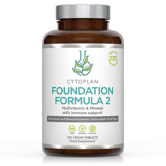 Cytoplan Foundation Formula 2, 120 Tablets