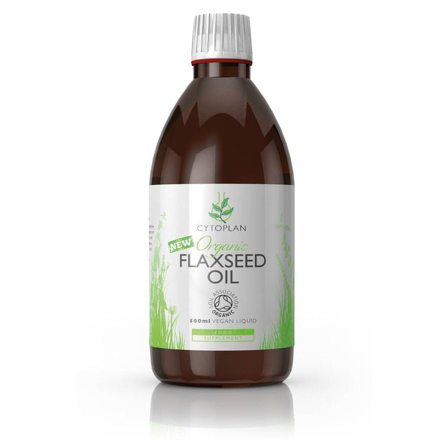 Cytoplan Organic Flaxseed Oil, 500ml