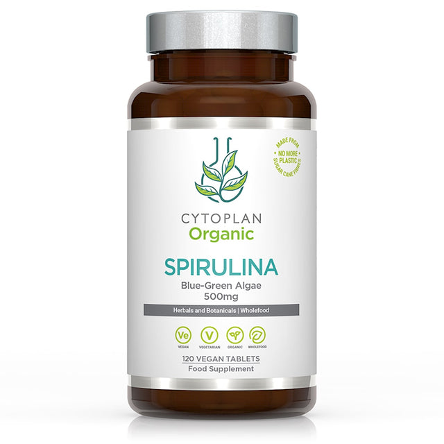 Cytoplan Organic Spirulina, 120 Tablets