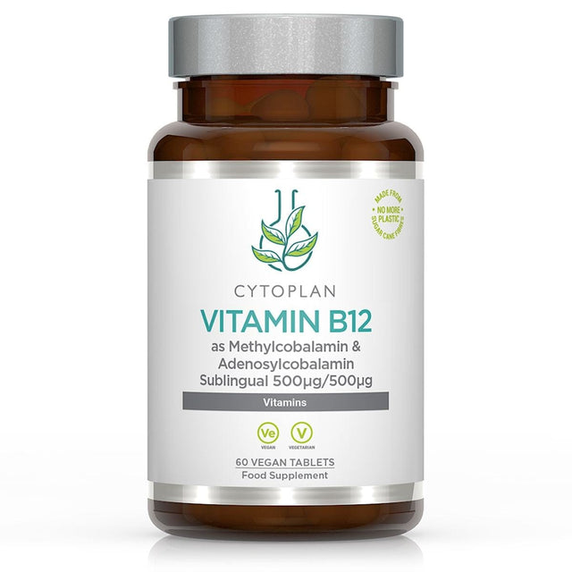 Cytoplan Vitamin B12 Methylcobalamin & Adenosylcobalamin 1mg, 60 Tablets