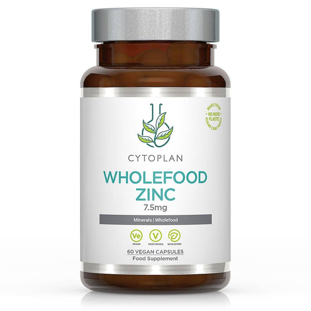 Cytoplan Wholefood Zinc, 60 VCapsules