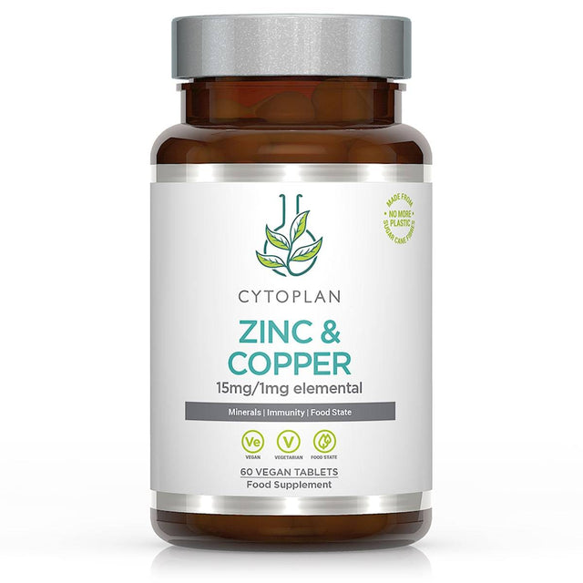 Cytoplan Zinc & Copper, 60 Tablets