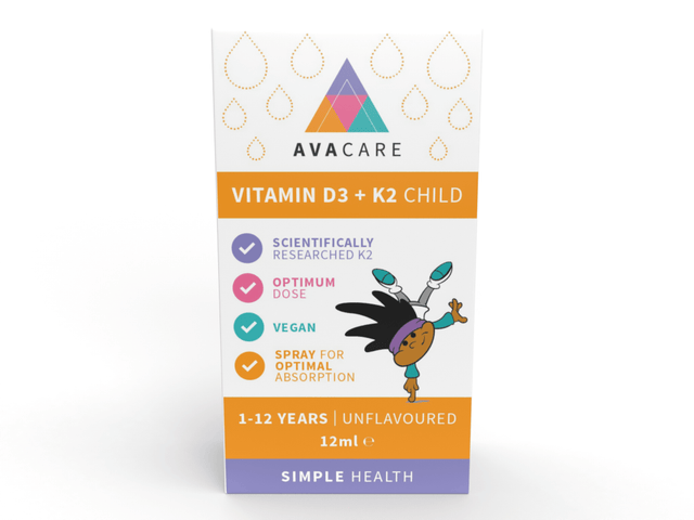 Avacare Vitamin D3+K2 Child, 12ml