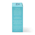 Flat lay of seaweed capsules beside organic seaweed powder and nutritional information on label