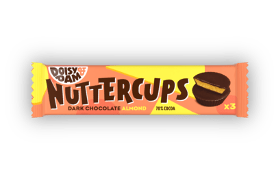 Doisy & Dam Dark Chocolate Almond Nuttercups, 30gr