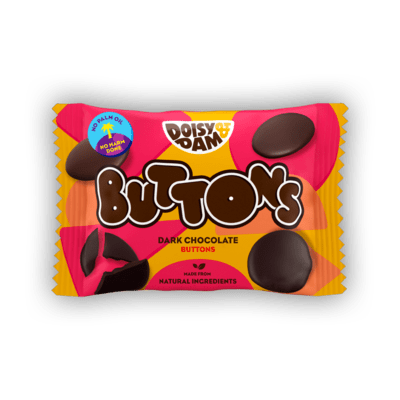 Doisy & Dam Dark Chocolate Buttons,  30gr