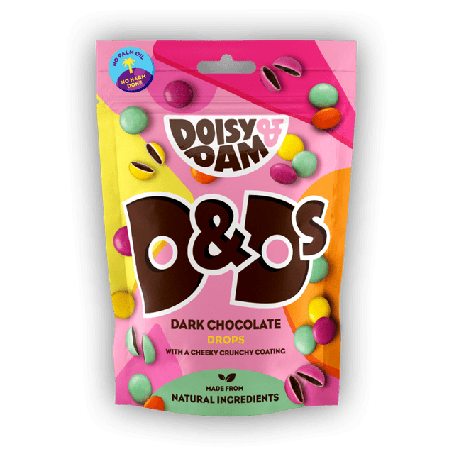 Doisy & Dam Dark Chocolate Drops- Share Bag, 80gr
