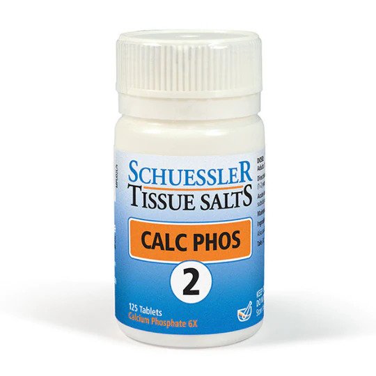Dr. Schüssler Salts Calc Phos, NO. 2- Bone Health, 125 Tablets