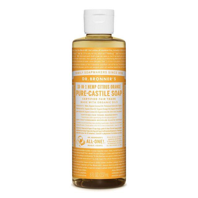 Dr Bronner Organic Castile Soap- Citrus, 236ml