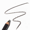Application of Dr Hauschka Eye Definer taupe along the upper lash line, demonstrating soft smudging and eye enhancement