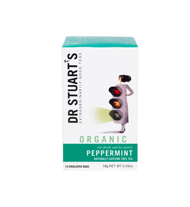Dr Stuart’s  Organic Peppermint Tea, 15 Bags