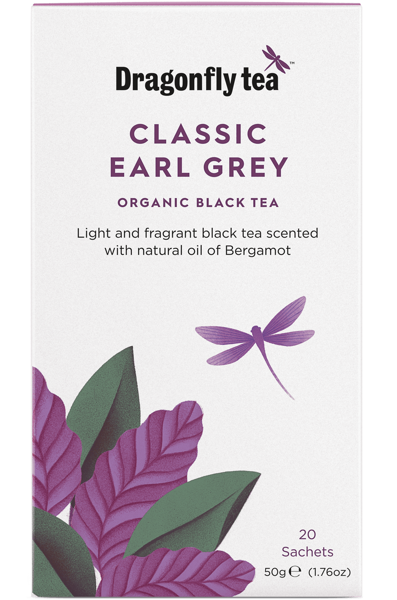 Dragonfly Tea Dragonfly Classic Organic Earl Grey Tea, 20 Bags Revital
