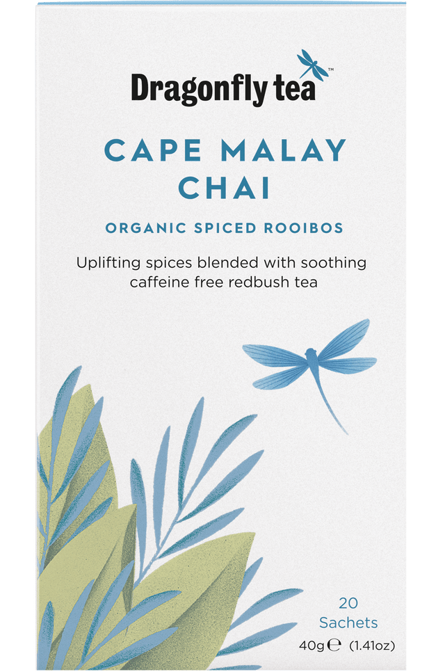 Dragonfly Organic Cape Malay Chai Rooibos Tea - 20 Bags
