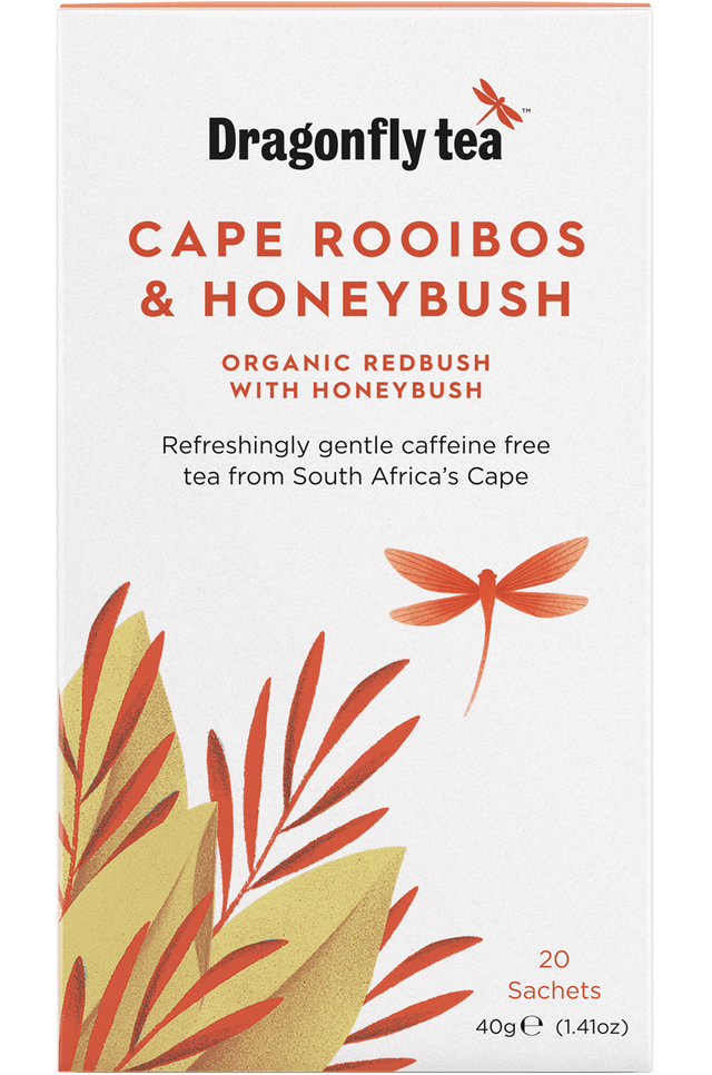 Dragonfly Organic Cape Rooibos & Honeybush Tea, 20 Bags